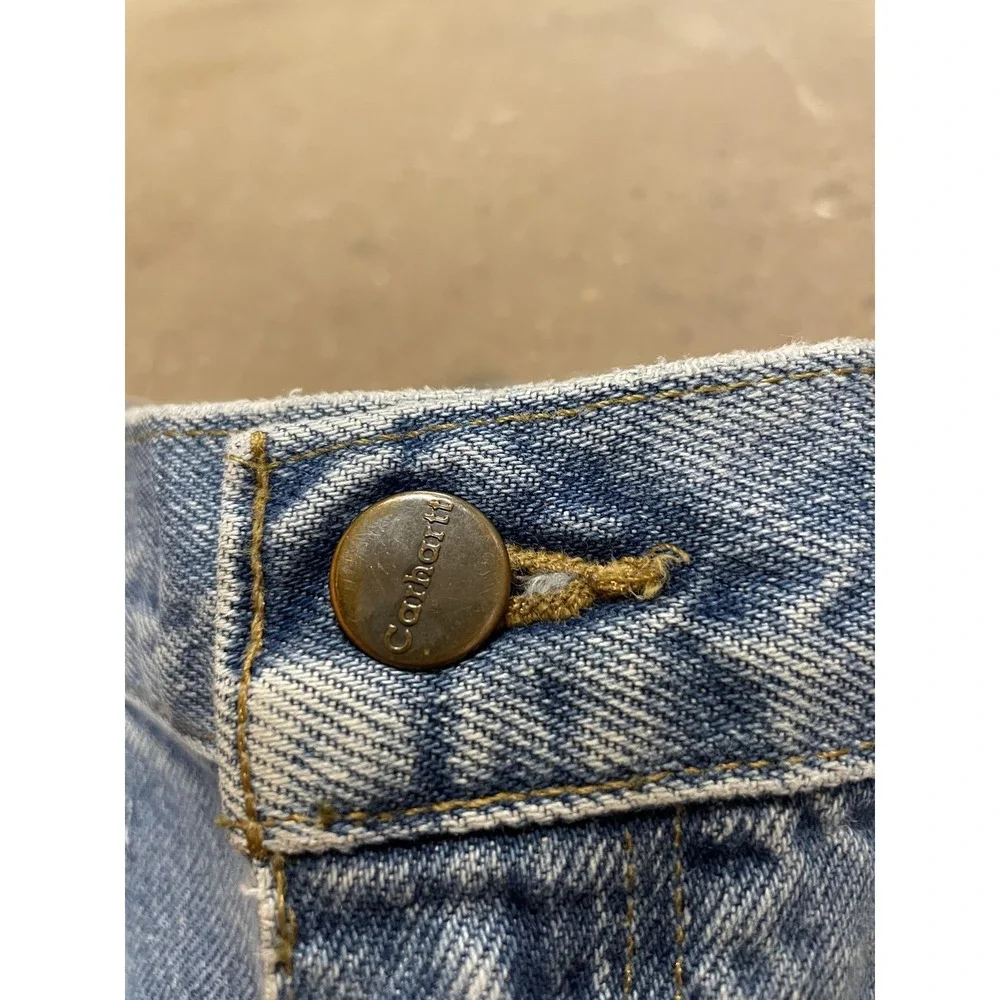Carhartt Jeans Mens 40x32 Blue Stonewash Traditional Fit Straight Leg B160‎ DST